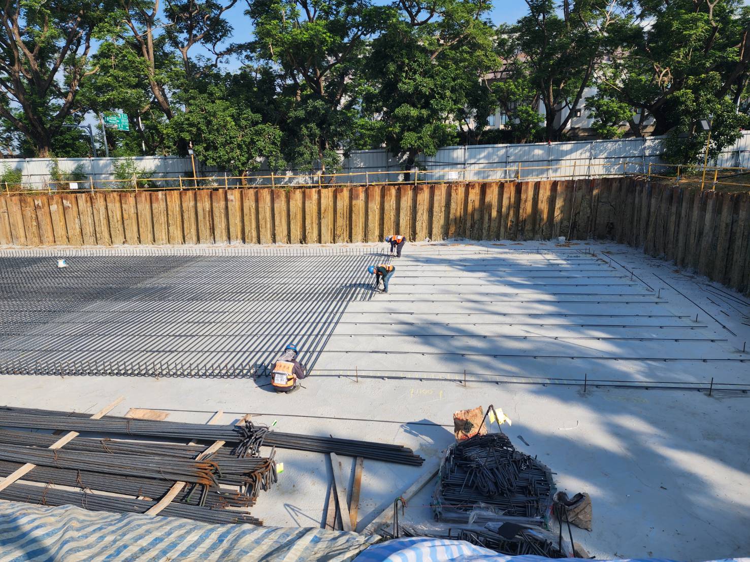 1141103 滯洪池DET 3鋼筋綁紮